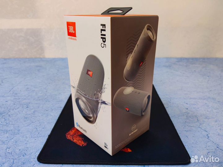 Портативная колонка JBL Flip 5, Серая