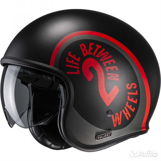 Motorcycle Мотошлем Jet Hjc V30 harvey MC1SF Opaque