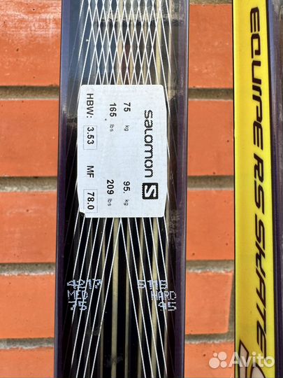 Беговые лыжи salomon rs equipe skate 192