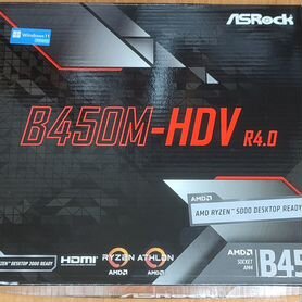 Материнская плата ASRock B450M-HDV R4.0