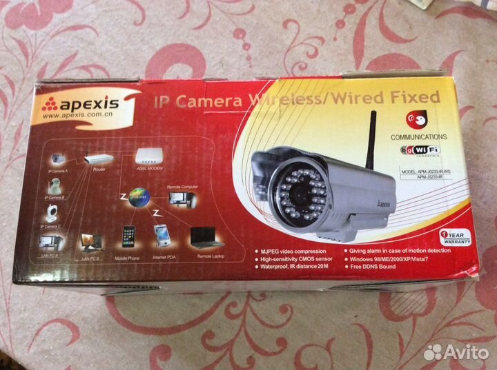 Уличная IP-камера Apexis APM