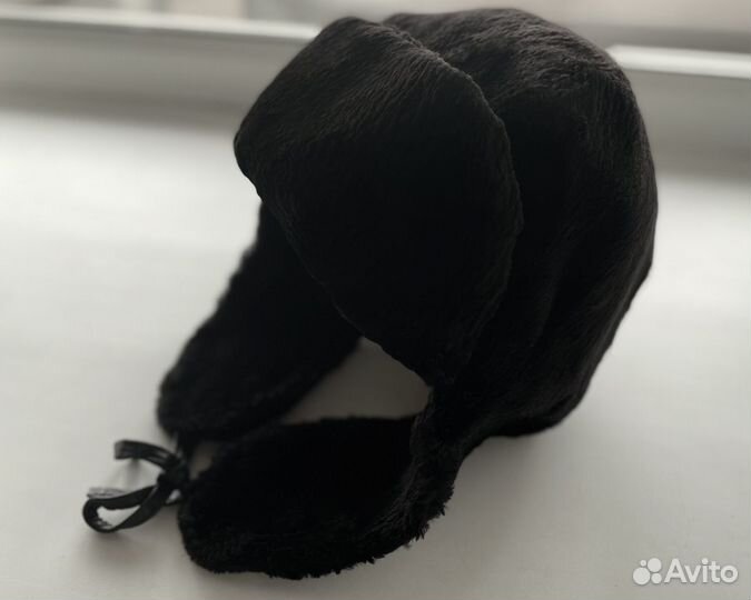 Шапка меховая. Натуральный мех. Ушанка бобер