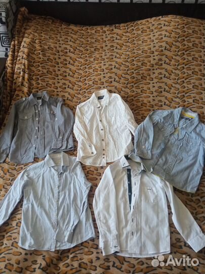 Рубашки на мальчика 110-122