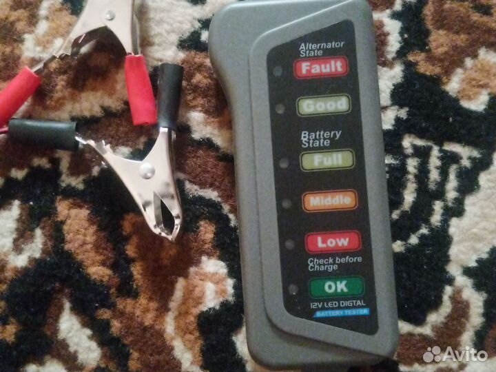 Тестер аккумулятора