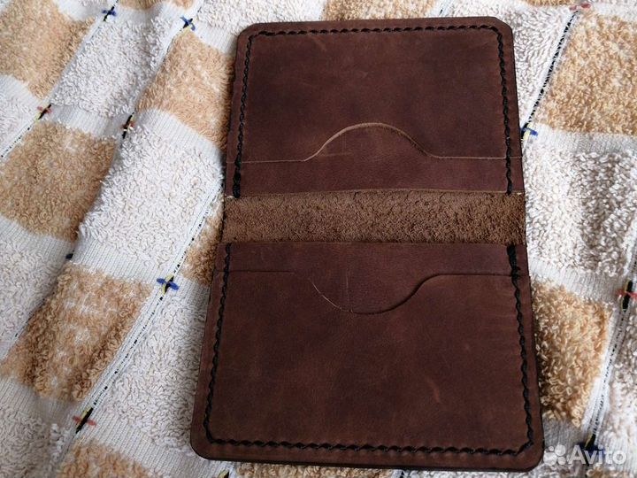 Для проездного и др. Кожа натуральная