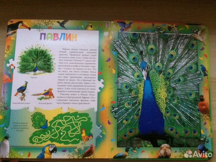 Книга с 6 пазлами