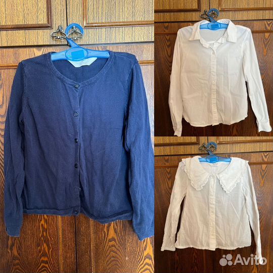 Кардиган и 2 рубашки H&M
