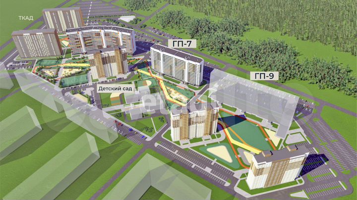 1-к. квартира, 37,1 м², 10/15 эт.