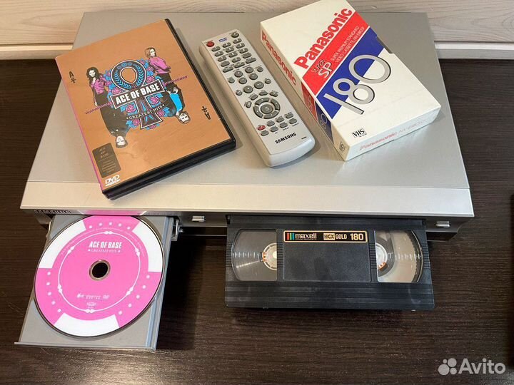 DVD VHS 6голов комплект состояние Samsung