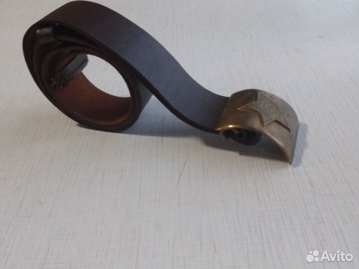 Армейский кожаный ремень СССР