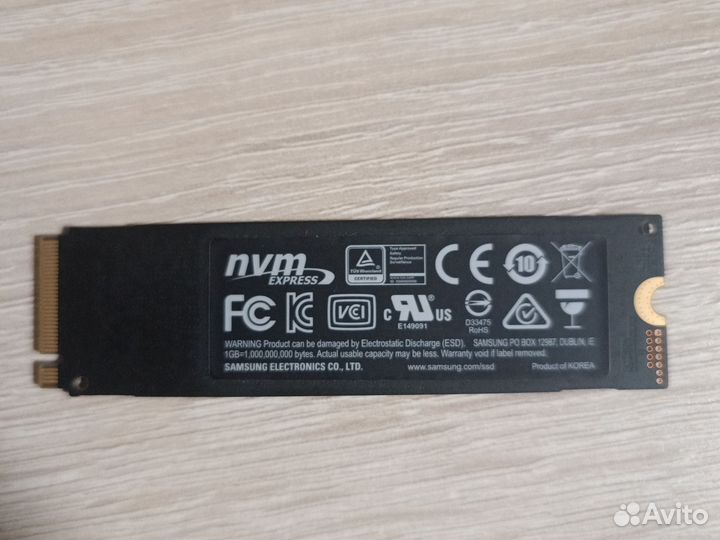 Samsung 970 evo 500gb m2