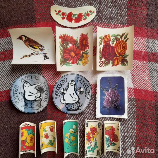 Переводки, наклейки СССР