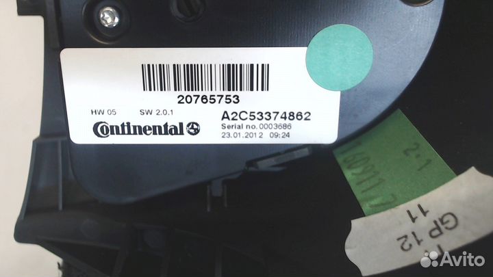 Переключатель отопителя Opel Zafira C 2011, 2012