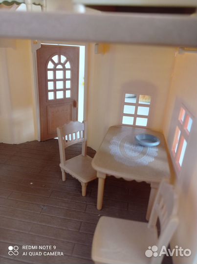 Домик 2 этажа кукольный happy family