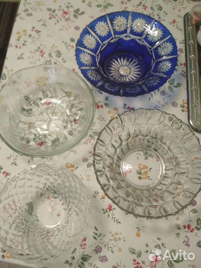 Вазы для фруктов и салатницы СССР