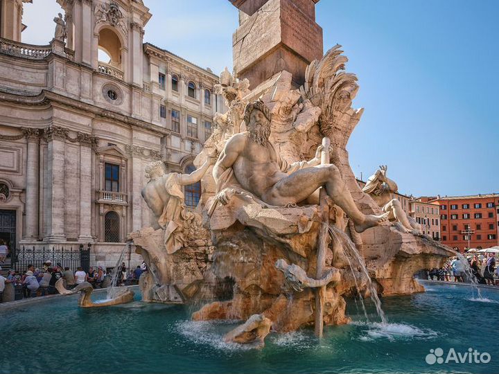 Экскурсия — Рим — Рим парадных площадей и уютных п