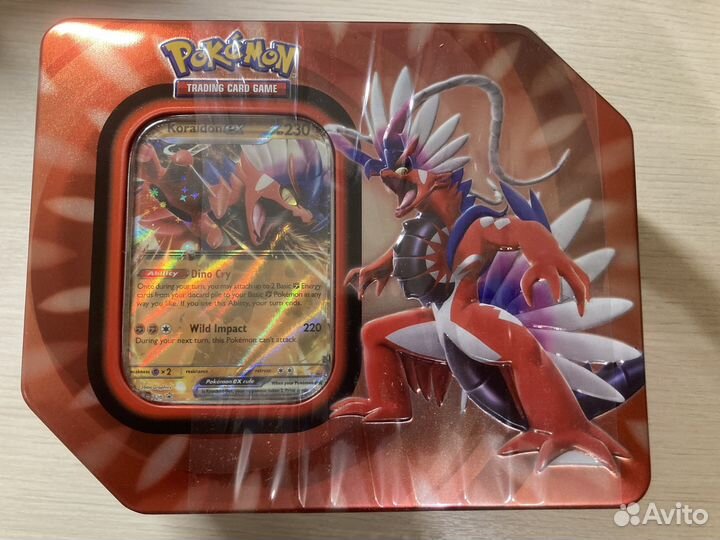 Покемон MiraidonEX/KoraidonEX (USA box)