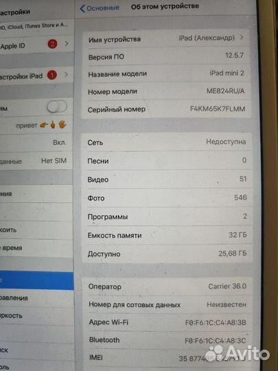 iPad mini 2 32gb