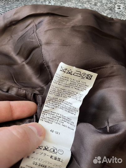 Пальто женское max mara оригинал твид