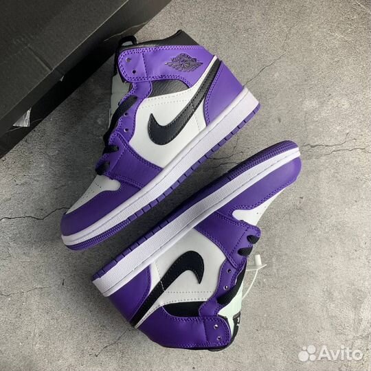 Кроссовки Nike Air Jordan 1 Court Purple (36-45)