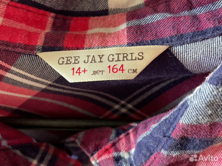 Рубашка в клетку gloria jeans