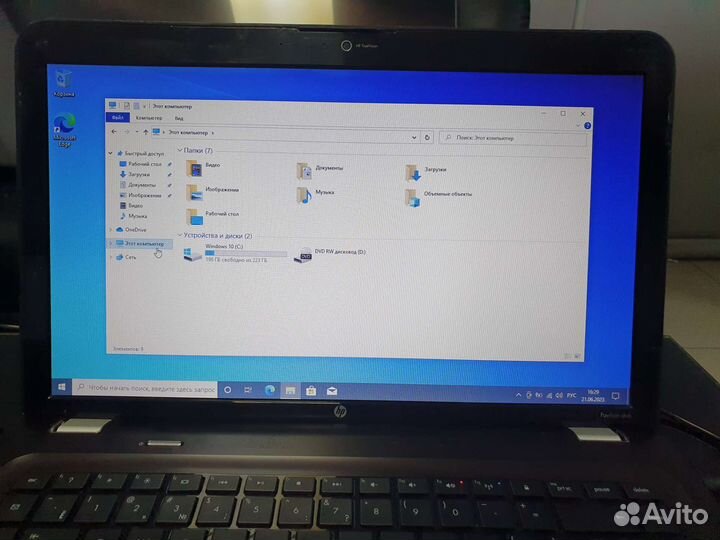 Ноутбук HP i5 6Gb Ram
