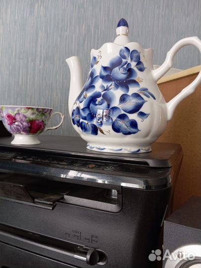 Чашка с блюдцем, тарелки