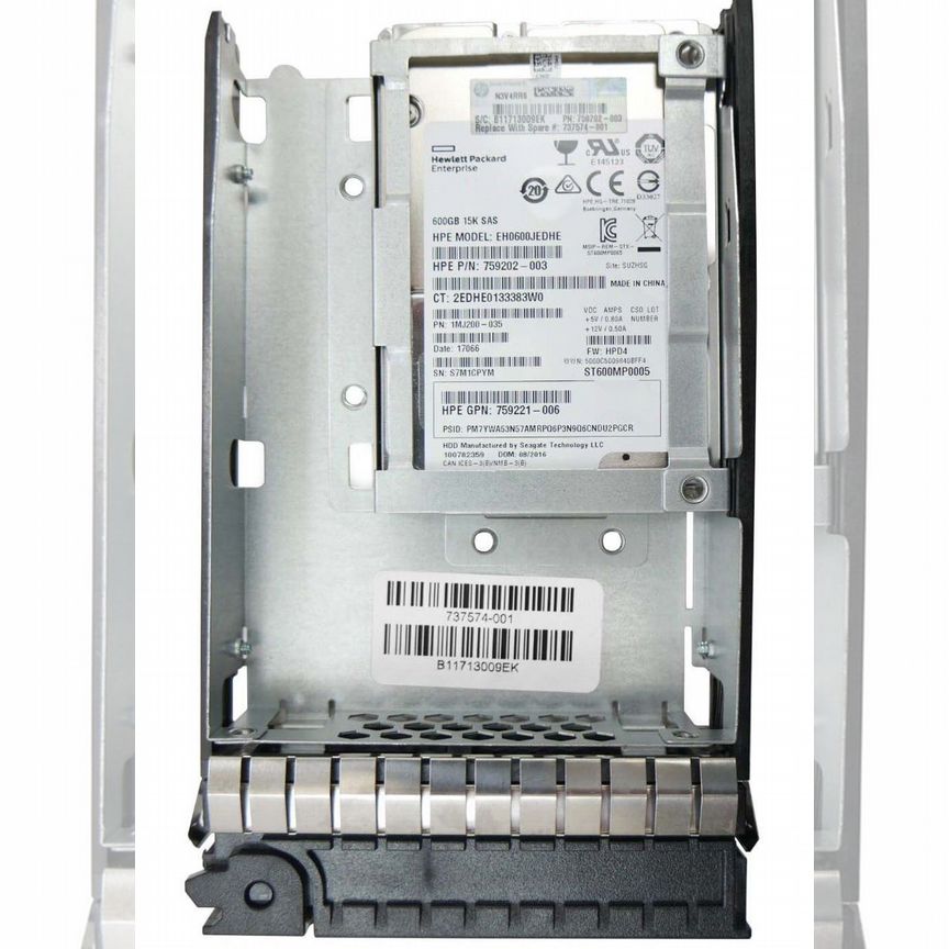 [737574-001] Жесткий Диск Hp 600gb 15000 Sas 2,5" Hd 737574-001