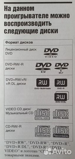 Dvd плеер sony