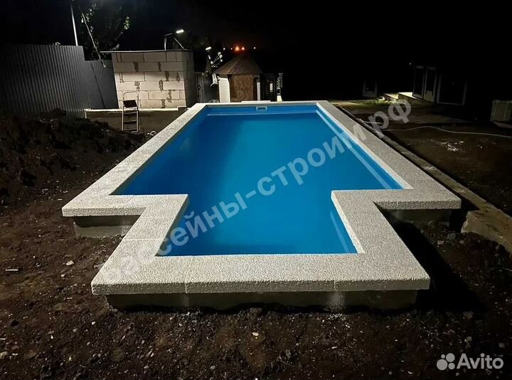 Бассейн 7х3х1,5 от производителя,ступени Лето