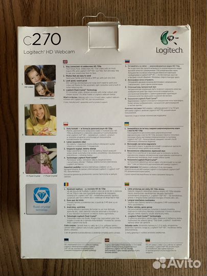 Веб-камера Logitech HD Webcam C270