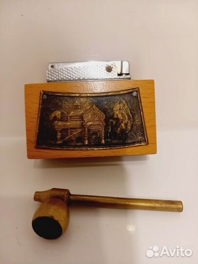 Зажигалка и портсигар СССР