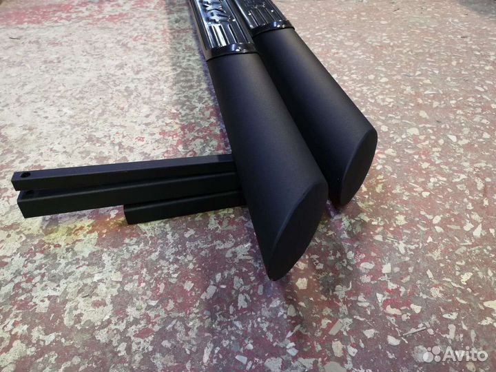 Пороги нива 21214 черные