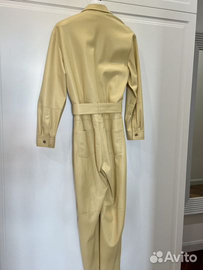 Кожаный комбинезон Nanushka