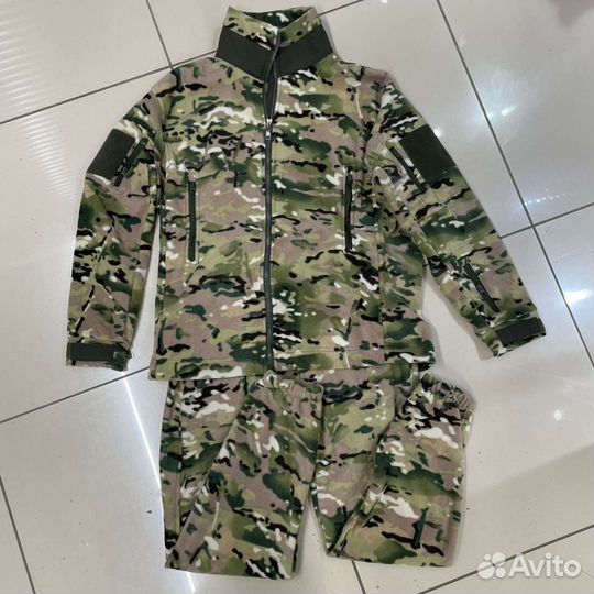 Флисовый костюм мужской военный Мультикам