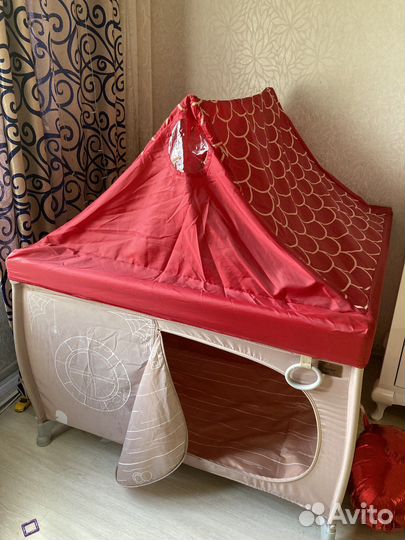 Манеж домик детский carrello treviso