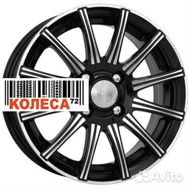 Кик Сиеста 6x15 4x100 ET45 Dia67.1 алмаз черный