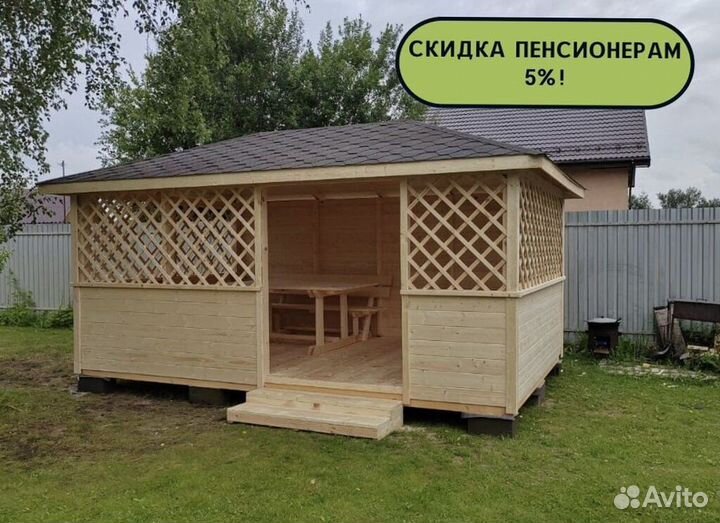 Дачные беседки