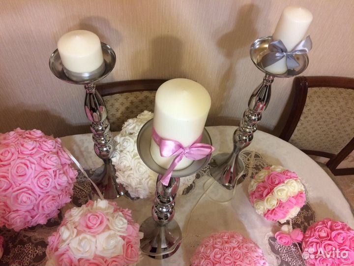 Стойки для цветов. Декорации стола, дома, на свадь