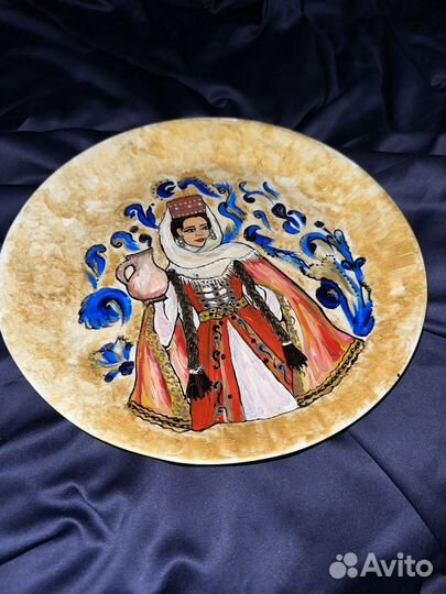 Иртерьерная тарелка ручной работы