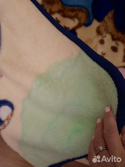 Плед на детскую кроватку или диванчик 110х140 см