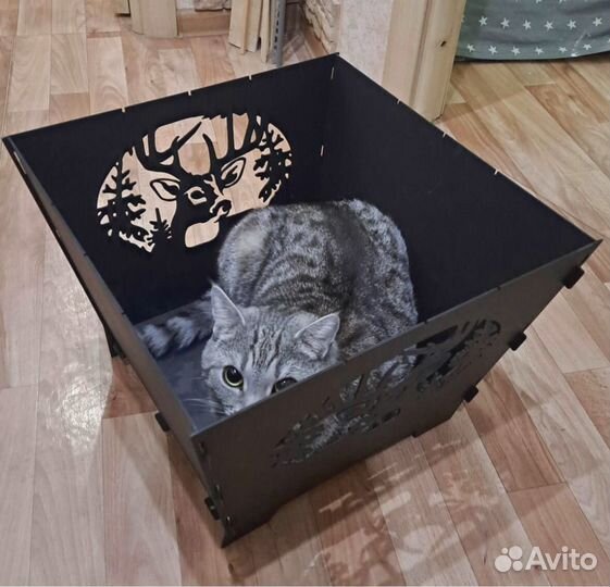 Костровая чаша с крышкой