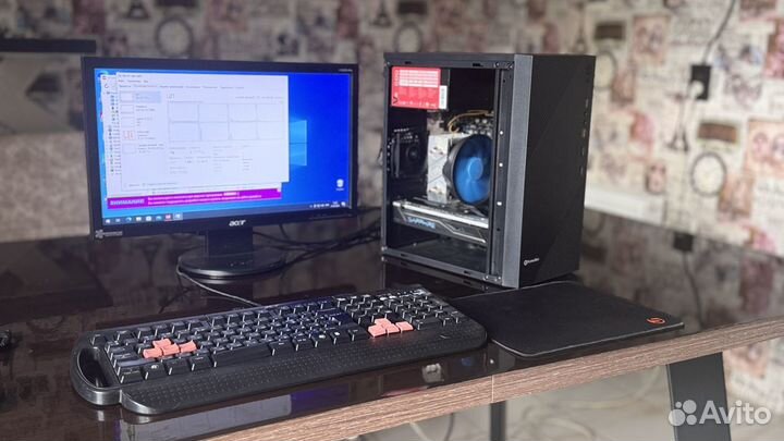 Игровой компьютер xeon x3440+rx470 8gb+ 24gb ram