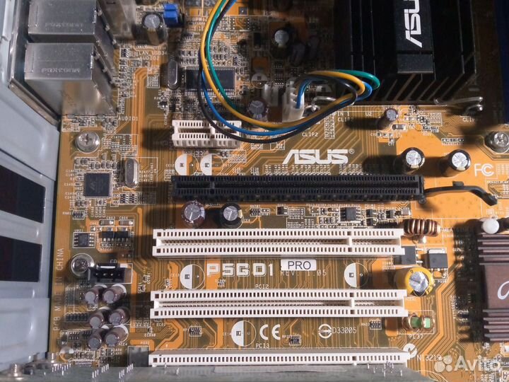 Связка материнская плата. Asus P5GD1 PRO + cpu