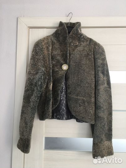 Шубка-жакет из мутона