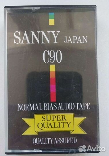 Аудиокассета кассета sanny C90 japan