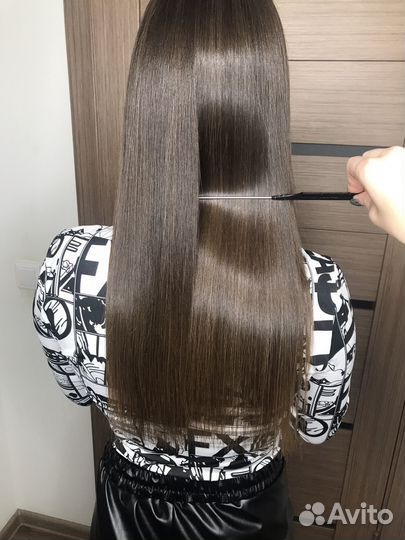 Кератиновое выпрямление