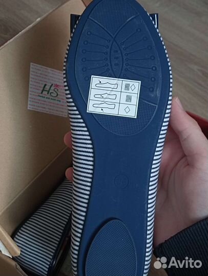 Балетки для девочки 35 размер новые