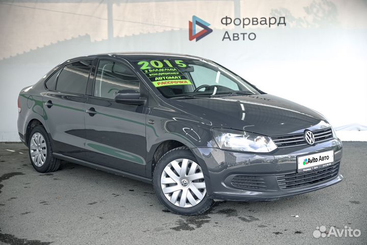 Volkswagen Polo 1.6 AT, 2015, 143 000 км