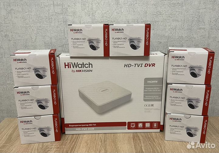 Комплект видеонаблюдения 8 камер